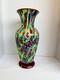 Murano Studio Hand Blown Art Glass 14H Vase Millefiori Absolutely Stunning