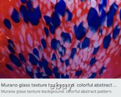 Murano Studio Hand Blown Art Glass 14H Vase Millefiori Absolutely Stunning