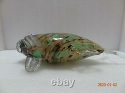Murano Style Glass Art Hand Blown Koi Fish Figure 12