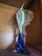 Murano Style Glass Marlin Swordfish Sail Fish Figurine Hand Blown 23 Inches Tall