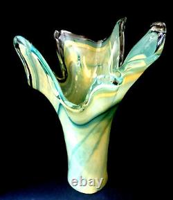 Murano Vetro Eseguito Secondo La Tecnica Dei Maestri Di Art Glass Vase Italy