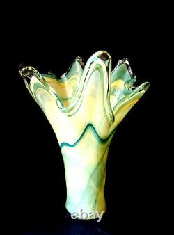 Murano Vetro Eseguito Secondo La Tecnica Dei Maestri Di Art Glass Vase Italy