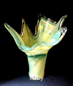 Murano Vetro Eseguito Secondo La Tecnica Dei Maestri Di Art Glass Vase Italy