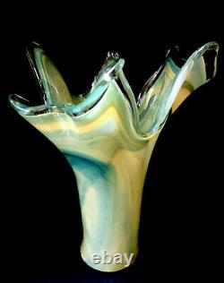 Murano Vetro Eseguito Secondo La Tecnica Dei Maestri Di Art Glass Vase Italy