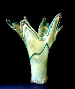 Murano Vetro Eseguito Secondo La Tecnica Dei Maestri Di Art Glass Vase Italy