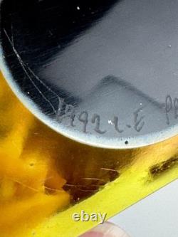 Murano Vintage 141/250 Hand Blown Art Glass Perfume Bottle EMPTY Colorful Auth