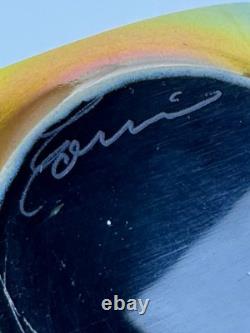 Murano Vintage 141/250 Hand Blown Art Glass Perfume Bottle EMPTY Colorful Auth