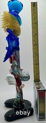 Murano Vintage Hand Blown Glass Clown 12+