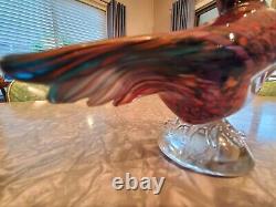 Murano Vintage La Tour d'Argent Multicolored Glass Duck 7L