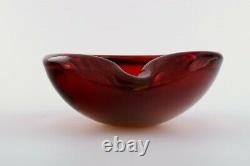 Murano bowl in mouth blown art glass. Italian design, 1960s