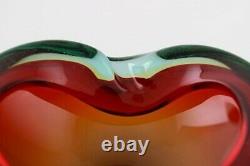 Murano bowl in mouth blown art glass. Italian design, 1960s