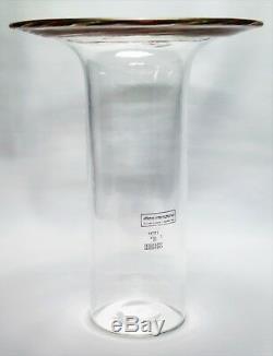 Murano glass Vase Italy Effetre International Signed by Lino Tagliapietra