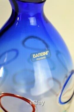 Murano glass vase Barbini