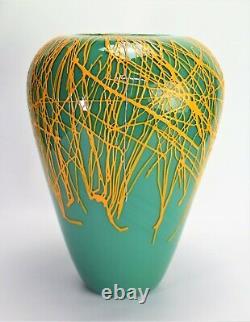 Murano glass vase Venini Toots Zynsky 1984