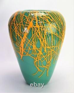 Murano glass vase Venini Toots Zynsky 1984