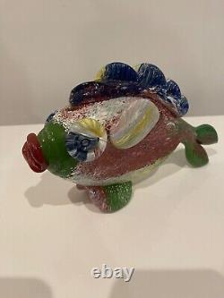 Murano hand blown signed piece. There are two of them