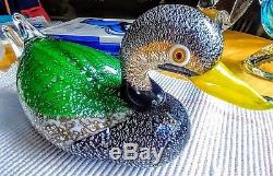 Murano mallard duck Italian hand blown animal SALE