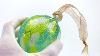 My Italian Decor Hand Blown Murano Glass Millefiori Ball Ornament Green