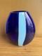 NasonMoretti Vaso Diritto Blue Celeste Vase, Murano, Contemporary