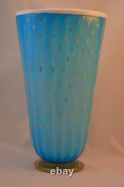 New. Authentic Murano glass vase made at Murano Island Italy by glass artizans