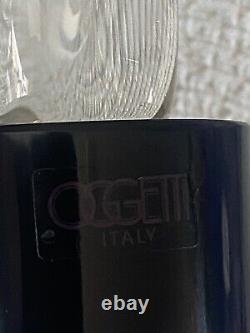 Oggetti Embracing Couple Art Glass Sculpture Signed By Mario Badioli 15 Tall