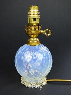 Opalescent glass lamp base with gold leaf girasol balaton Murano Italy Salviati