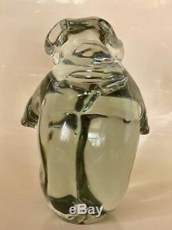 PINO SIGNORETTO Signed Blown Hot Glass Male Sculpture Figure Italy Murano