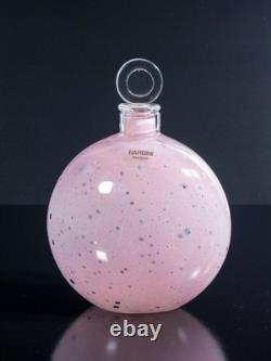 Pair Bottle Vase Design Alfredo Barbini Hand Blown Murano Glass 1970S