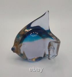 Pair Murano Fish Glass Sculpture Paperweight Livio Seguso Gral Germany signed