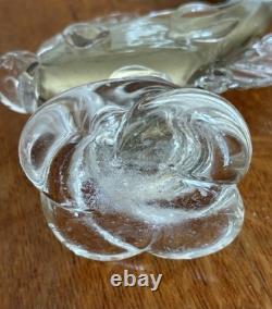 Pair of Murano Glass Fish Hand Blown Gold Art Glass