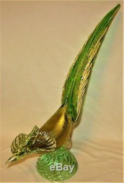 Pair of Murano Italy Art Glass Bird Figurines