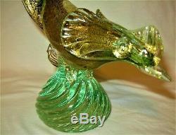 Pair of Murano Italy Art Glass Bird Figurines