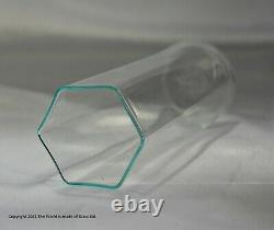 Part set of 4 hexagonal glass Pagliesco tumblers, Carlo Scarpa for Venini