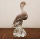 RARE VINTAGE MURANO SOMMERSO DUCK with REAL GOLD LEAF & HAND BLOWN GLASS