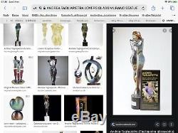 Rare 12 TAGLIAPIETRA lovers figurine CHALCEDONY GLASS MURANO SIGNED collector