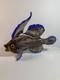 Rare Large Hand Blown Murano Glass Fish Sculpture Mandarin Fish