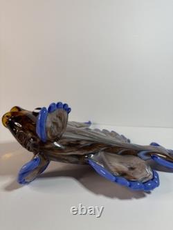 Rare Large Hand Blown Murano Glass Fish Sculpture Mandarin Fish