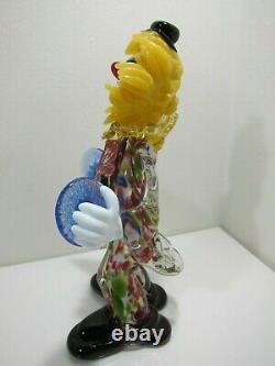 Rare MURANO Art Glass Figurine Hand Blown Multi-Color