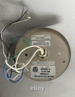 Rare Trio of Murano Hand Blown Glass Amber Firebird Lampshade Pendant Lights