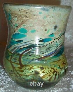 Rare Vintage Hand Blown Venetian Murano Goti de Fornasa Furnace Art Glass Italy