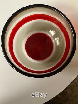 Rare Vintage Murano Glass Bowl Fulvio Bianconi for Venini
