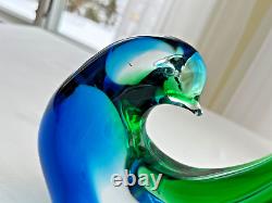 Rare Vintage Murano Oggetti Dove 11 Art Glass Hand Blown Heavy 3 lbs 11 oz