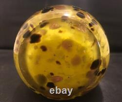 Rare Vintage Murano Vetri D'Arte Adventurine Hand Blown Vase 12 Made in Italy