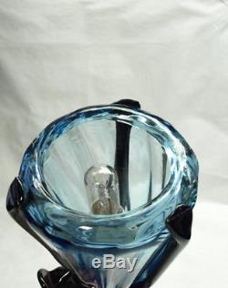 Rare Working Vintage Hand Blown Murano Glass 14 Lamp Post Clown Lamp