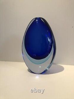 SALVIATI MURANO Glass Multicolor Teardrop Vase, 2000