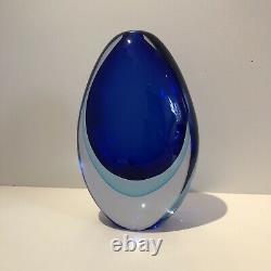 SALVIATI MURANO Glass Multicolor Teardrop Vase, 2000