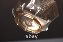 SET 5 SALVIATI Murano Hand Blown Glass 4 Bowls Venetian Gold Fleck Vintage