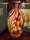 Salvadore Studio Murano Glass Vase Multicolor Hand Blown Nearly 14 Tall! Heavy