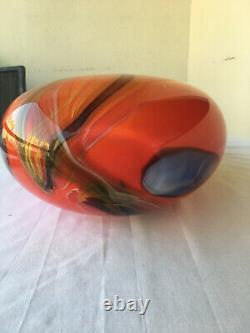 Salvadore Studio Tall Multicolor Blown Murano Glass Vase