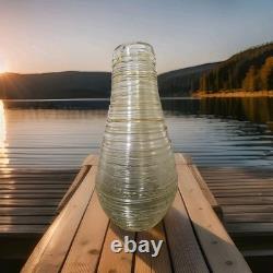 Sergio Constantini Signed + Label X Large Murano Glass Yellow 11 Lbs Mint Vase